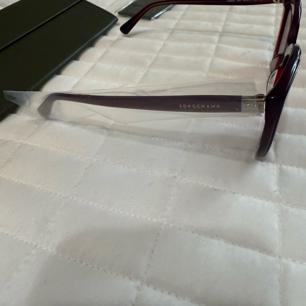 Longchamp Burgundy Women's Sunglasses - Picture 4 of 6
